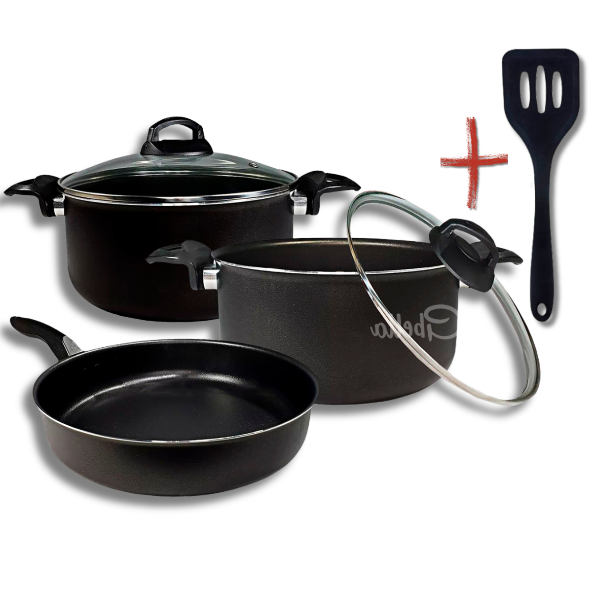 Kit 2 caçarolas 16 18 + 1 Frigideira 18 +...